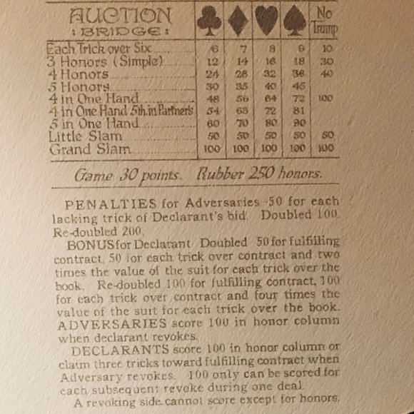 1930s Buzza Bridge Score Pad - Picture 8 of 8